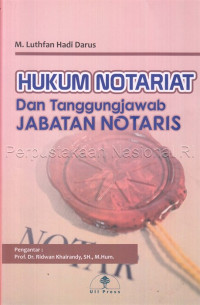 Image of Hukum notariat dan tanggung jawab notaris