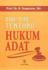 Image of Bab-bab tentang hukum adat
