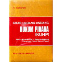Image of Kitab Undang-Undang Hukum Pidana