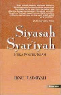 Image of Siyasah syar'iyah : etika politik Islam